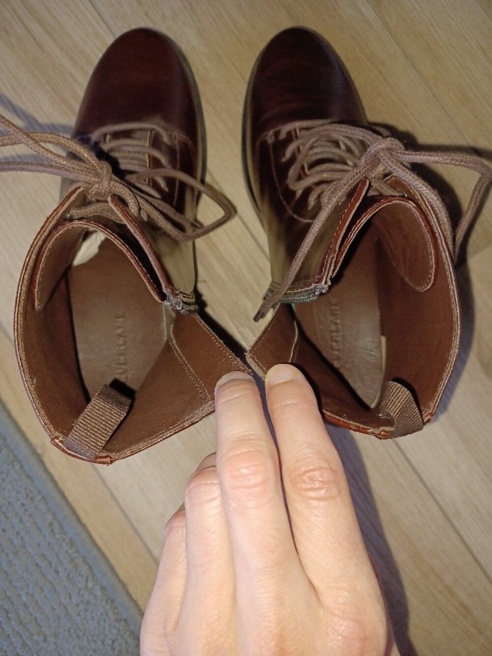 EVERLANE Modern Utility Boot Lace Up Shoes - Picture 5 of 11